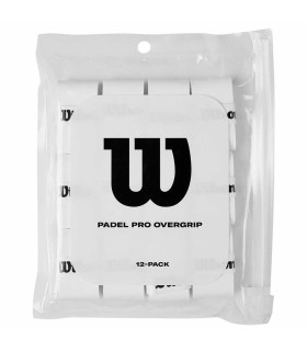 Wilson Padel Pro Overgrip Blanc x 12 grips