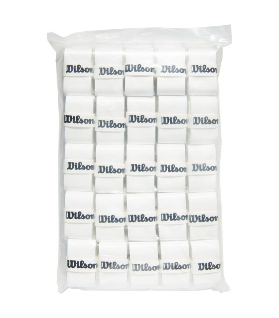 50 Overgrips Wilson Padel Pro Blancos 1