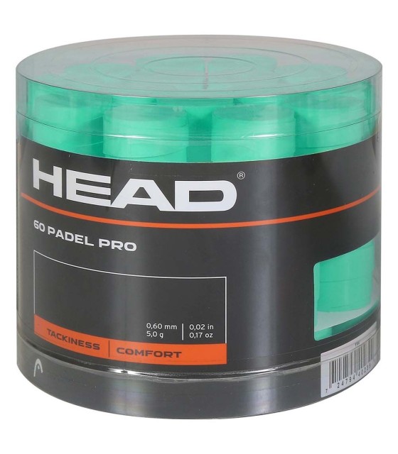 Schachtel mit 60 Head Padel Pro Green Overgrips