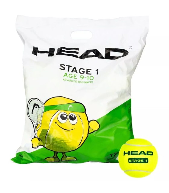 Borsa di 72 palline Head TIP verdi | IPONTENNIS