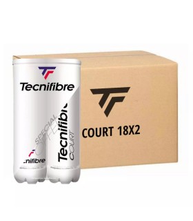 Caixa de 18 Packs Duplos Tecnifibre Court | Ipontennis