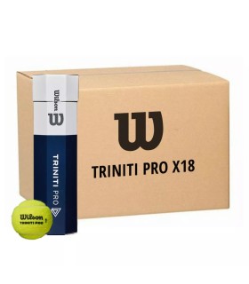 Karton von 18 Tuben von 4 Ballen Wilson Triniti Pro | Ipontennis