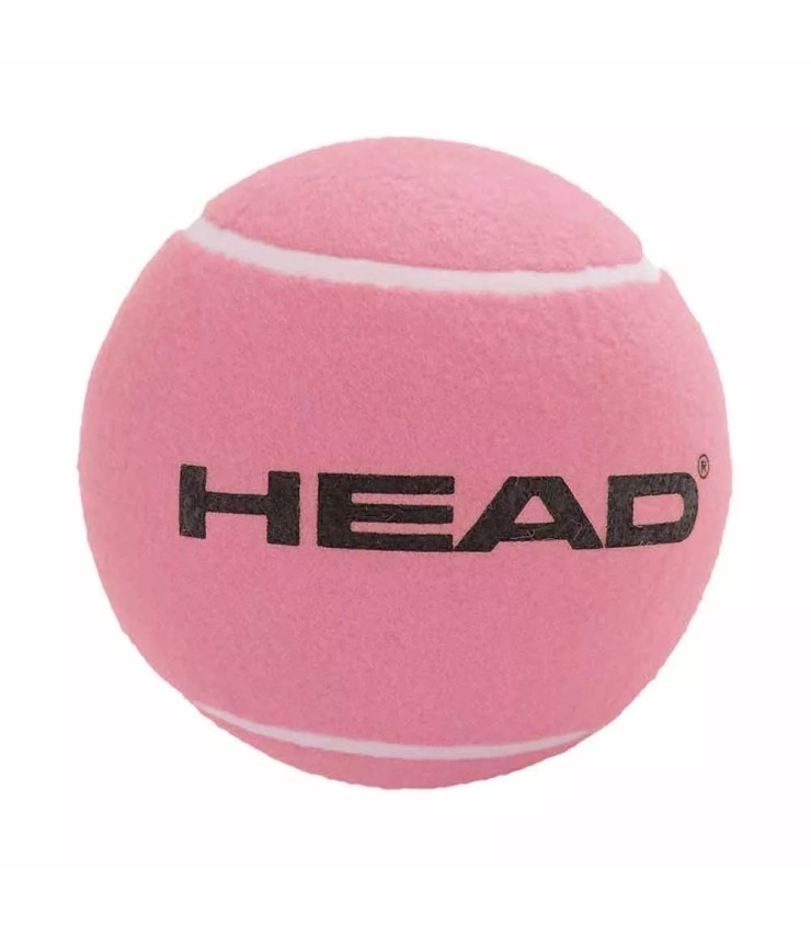 589019-PK1 Pelota de tenis Head, mediana, color rosa.