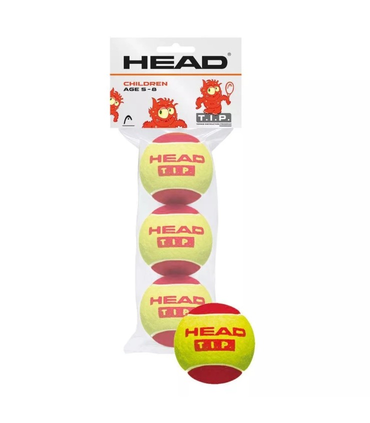 Pack de 3 Bolas Head TIP Red
