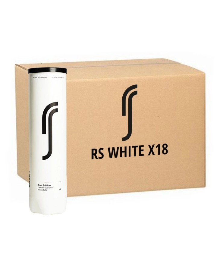 Caixa de 18 latas de 4 bolas Robin Soderling Tour Edition. | Ipontennis