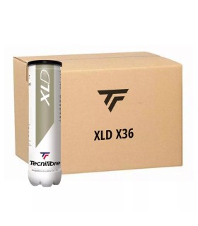 TEC-XLD-C1 Caja con 36 tubos de 4 pelotas Tecnifibre XLD