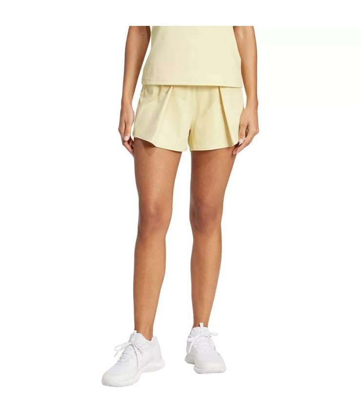 Pantalones cortos amarillos Adidas para tenis. 2