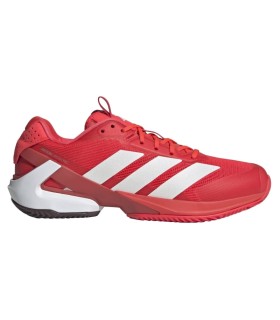 Tenis Adidas Adizero Ubersonic 5 Clay Vermelho Branco | Ipontennis