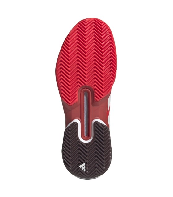 Tenis Adidas Adizero Ubersonic 5 Clay Vermelho Branco | Ipontennis