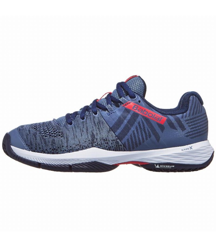 Zapatillas Babolat Sensa Infinity Azul Oscuro Mujer  3