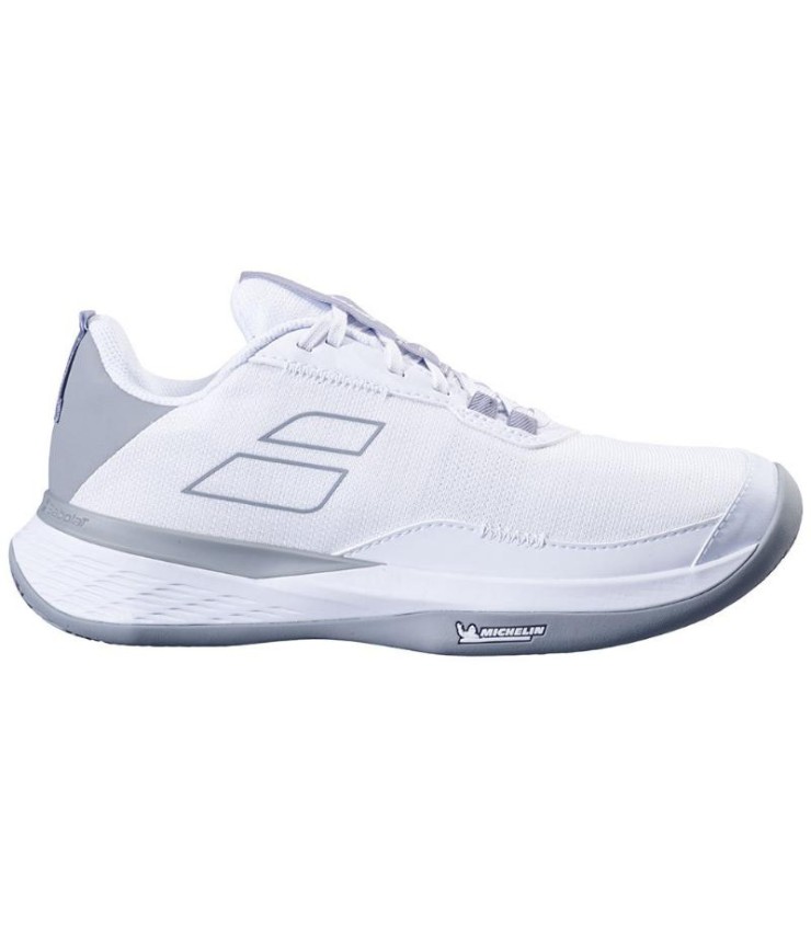 Babolat SFX EVO Clay Weiß Grau Damen Tennisschuhe  | Ipontennis