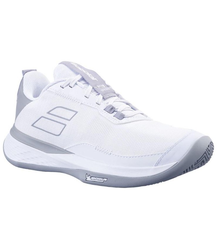 Sapatilhas Babolat SFX EVO Clay Branco Cinza Mulher  | Ipontennis
