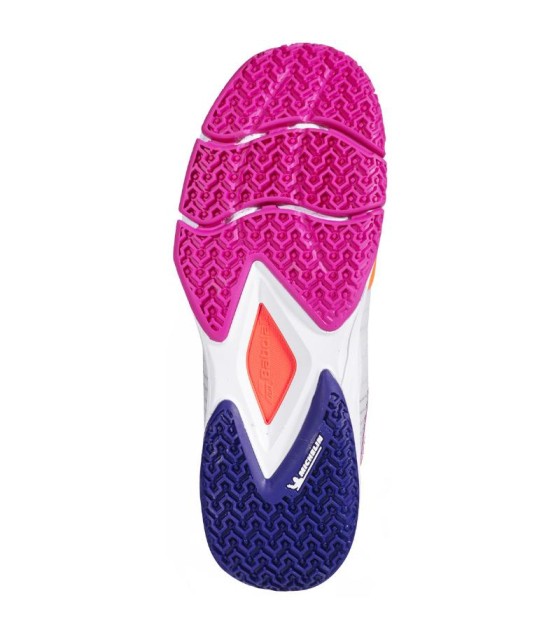 Zapatillas Babolat Jet Ritma Gris Rosa Mujer 3