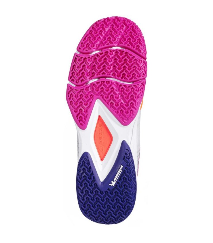 Zapatillas Babolat Jet Ritma Gris Rosa Mujer 3