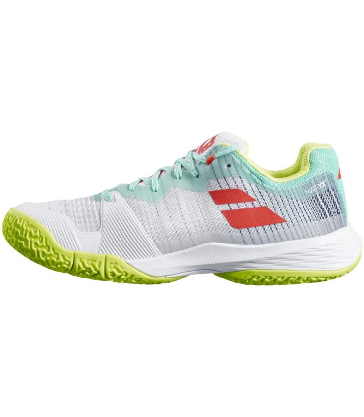 Zapatillas Babolat Jet Ritma Blanco Gris Mujer 2
