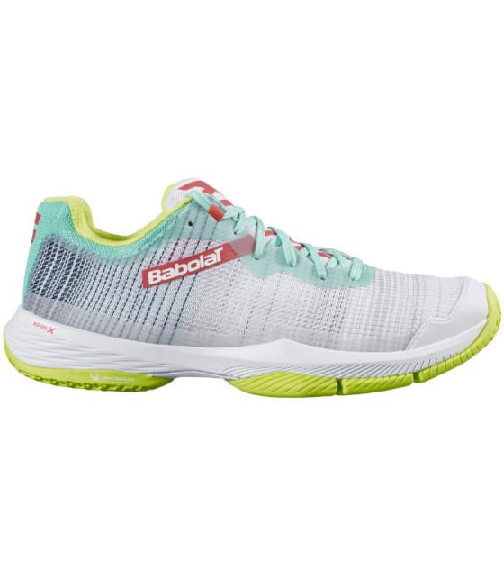 Zapatillas Babolat Jet Ritma Blanco Gris Mujer 5