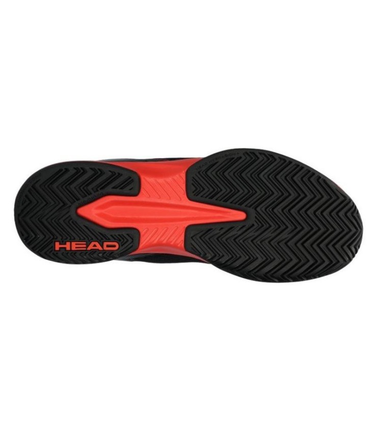 Head Sprint Court Padel Black Red Shoes | IPONTENNIS