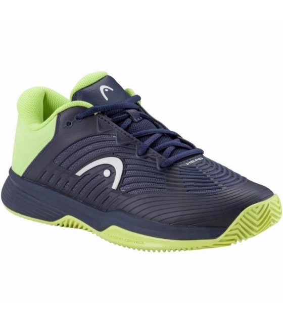 Chaussures Head Revolt Pro 4.5 Clay Navy Lime Junior | Ipontennis
