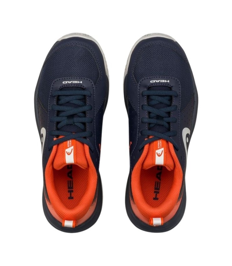 Zapatillas Head Sprint Court 4.0 Azul Oscuro Rojo Junior  5