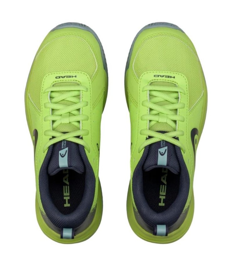 Zapatillas Head Sprint Court 4.0 Lima Azul Oscuro Junior  5