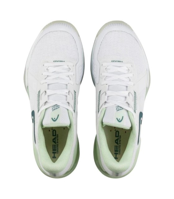 Head Sprint Pro 4.0 Padel Tennisschuhe Weiße grüne Frau | Ipontennis