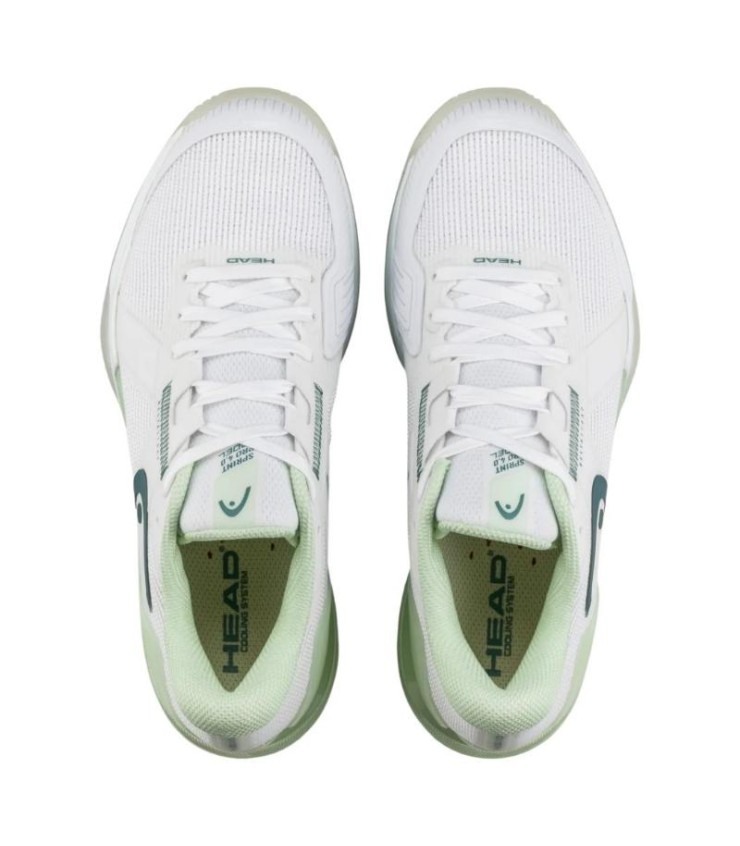 Tenis Head Sprint Pro 4.0 Branco Verde Mulher | IPONTENNIS