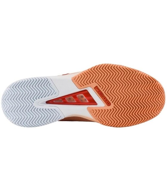Zapatillas Head Sprint Pro 4.0 Clay Coral Blanco Mujer  2