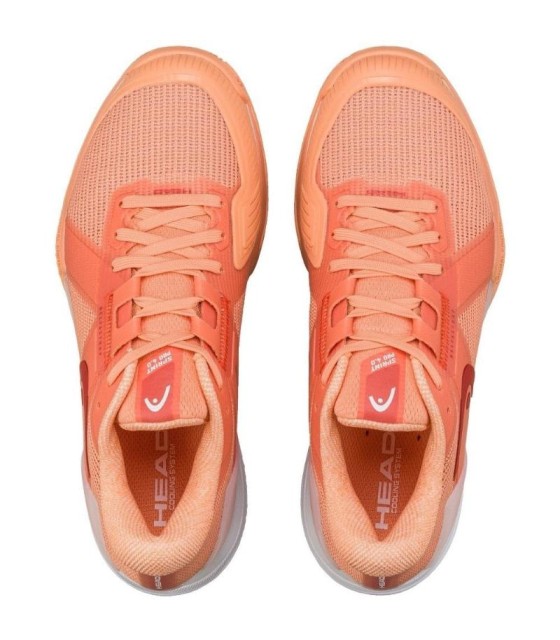 Zapatillas Head Sprint Pro 4.0 Clay Coral Blanco Mujer  5