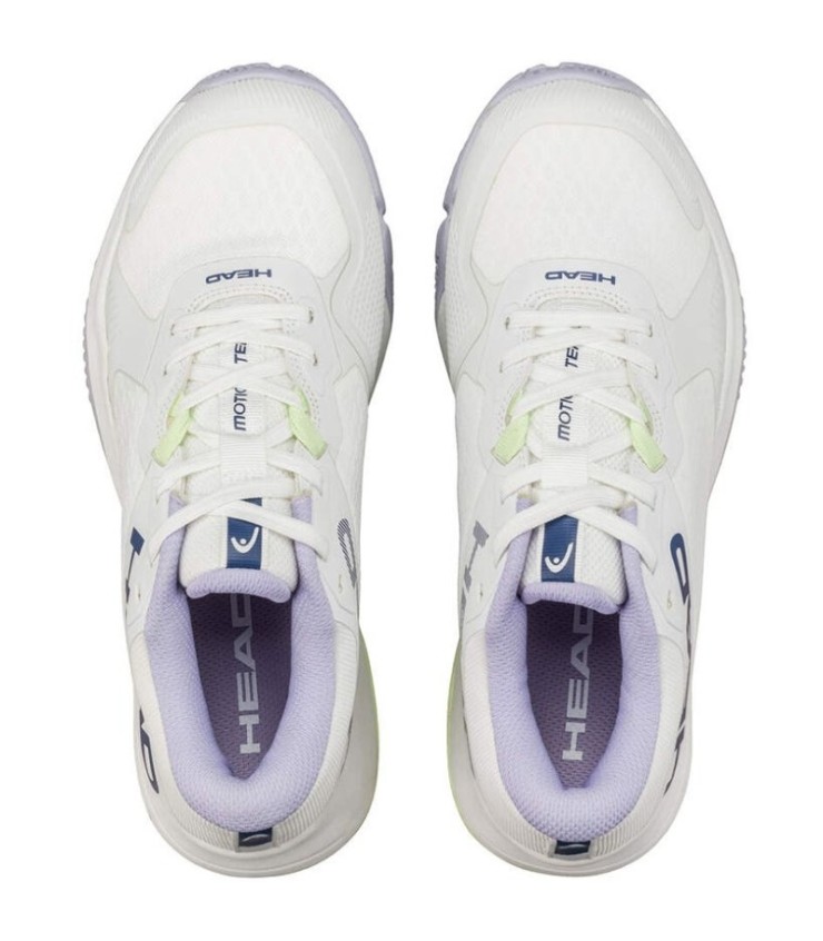 Zapatillas Head Motion Team Padel Blanco Lavanda Mujer  4