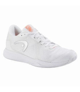 Ténis de Padel Head Sprint Team 4.0 Clay Branco Coral para Mulher | Ipontennis