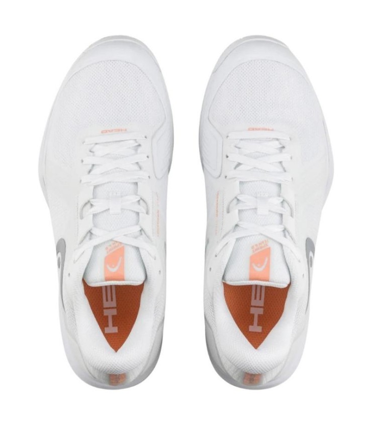 Zapatillas Head Sprint Team 4.0 Clay Blanco Coral Mujer  5