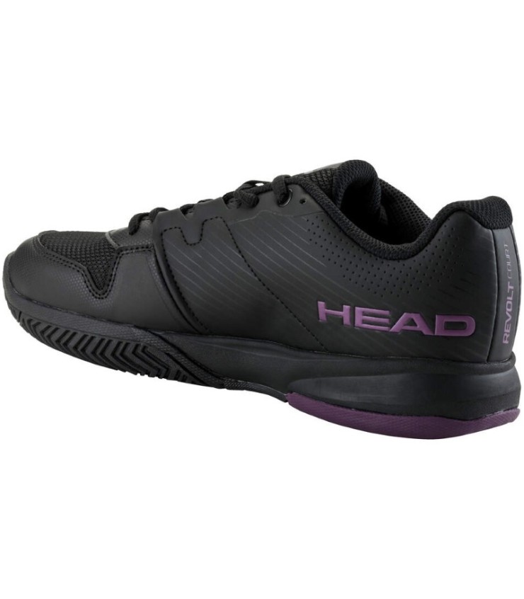 Tênis Head Revolt Court Preto Roxo Feminino | Ipontennis