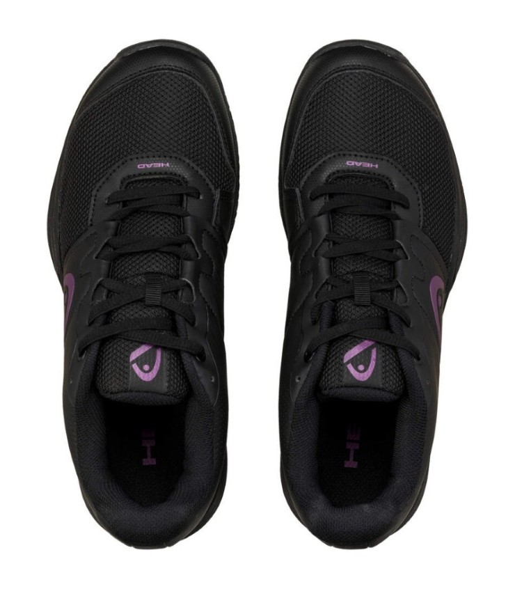 Head Revolt Court Schwarz Lila Damen Tennisschuhe | Ipontennis