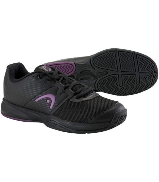 Ténis de Padel Head Revolt Court Preto / Roxo para Mulher | Ipontennis