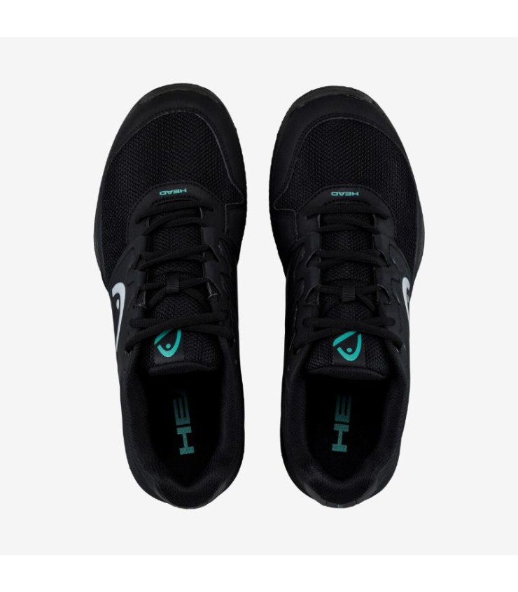 Scarpe Head Revolt Court Nero Verde Bluastro | Ipontennis