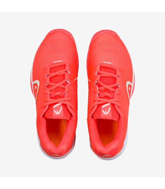 Tenis Head Revolt Pro 4.0 Clay Coral Branco Mulher | Ipontennis