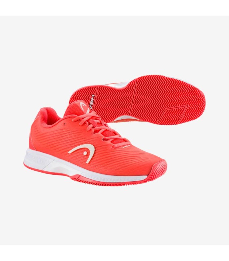Head Revolt Pro 4.0 Clay Coral White Women's Shoes | IPONTENNIS