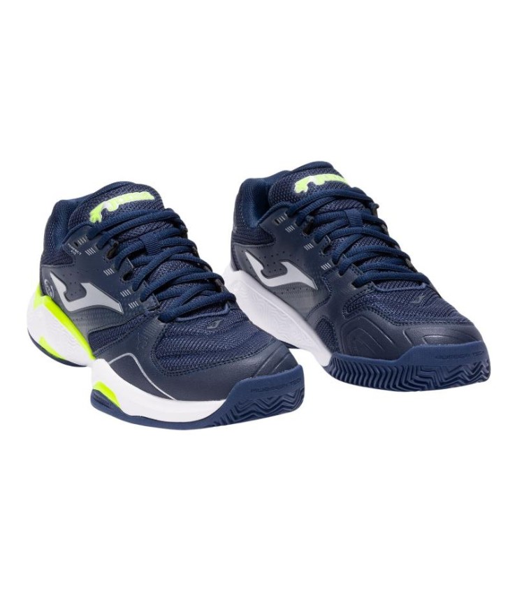 Chaussures Joma Master 1000 2503 Bleu Marine Jaune Offre Bon Marché | Ipontennis