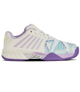 Tenis K-swiss Express Light 3 HB Padel Branco Roxo Mulher | IPONTENNIS