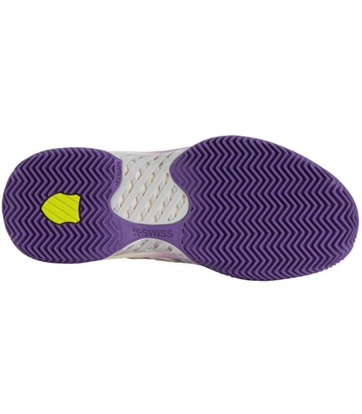Zapatillas Kswiss Express Light 3 HB Padel Blanco Purpura Mujer  2