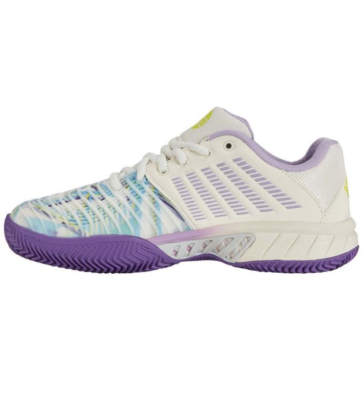 Tenis K-swiss Express Light 3 HB Padel Branco Roxo Mulher | IPONTENNIS