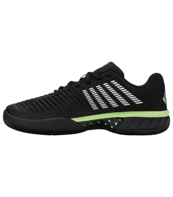 Zapatillas Kswiss Express Light 3 HB Clay Negro Verde Neon  3