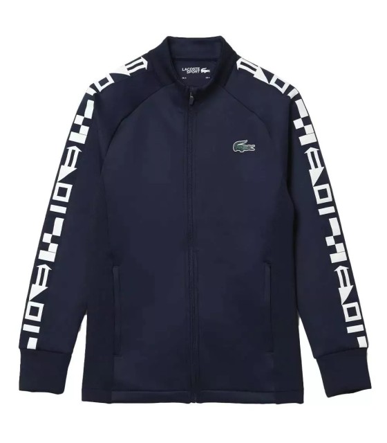 Veste zippée Lacoste Tennis bleu marine