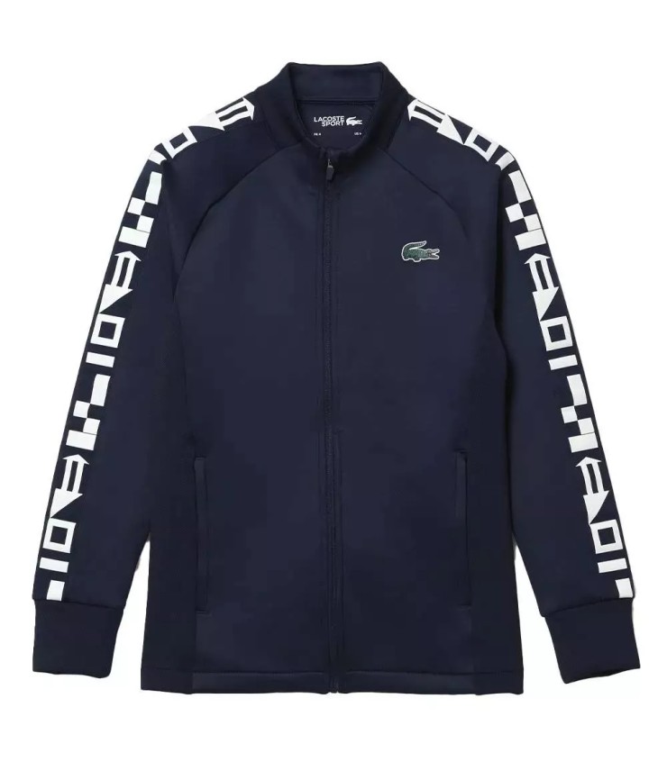 Veste zippée Lacoste Tennis bleu marine