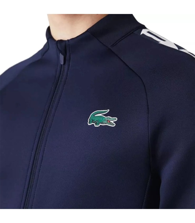 Lacoste Tennis Navy Blue Zip-Up Jacket | Ipontennis