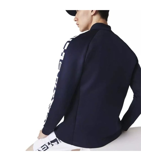 Lacoste Tennis Navy Blue Zip-Up Jacket | Ipontennis