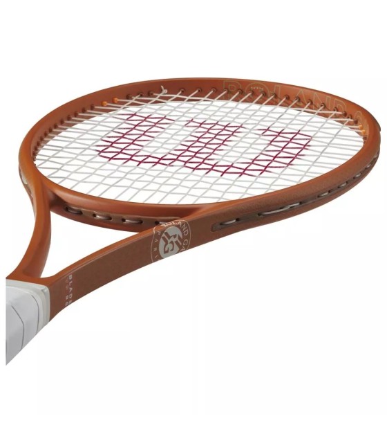 Raquette Wilson Blade 98 16x19 v9 Roland Garros 2025 (305g) | Ipontennis