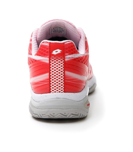 Zapatillas Lotto Mirage 300 Rojo Amapola Blanco Mujer  6