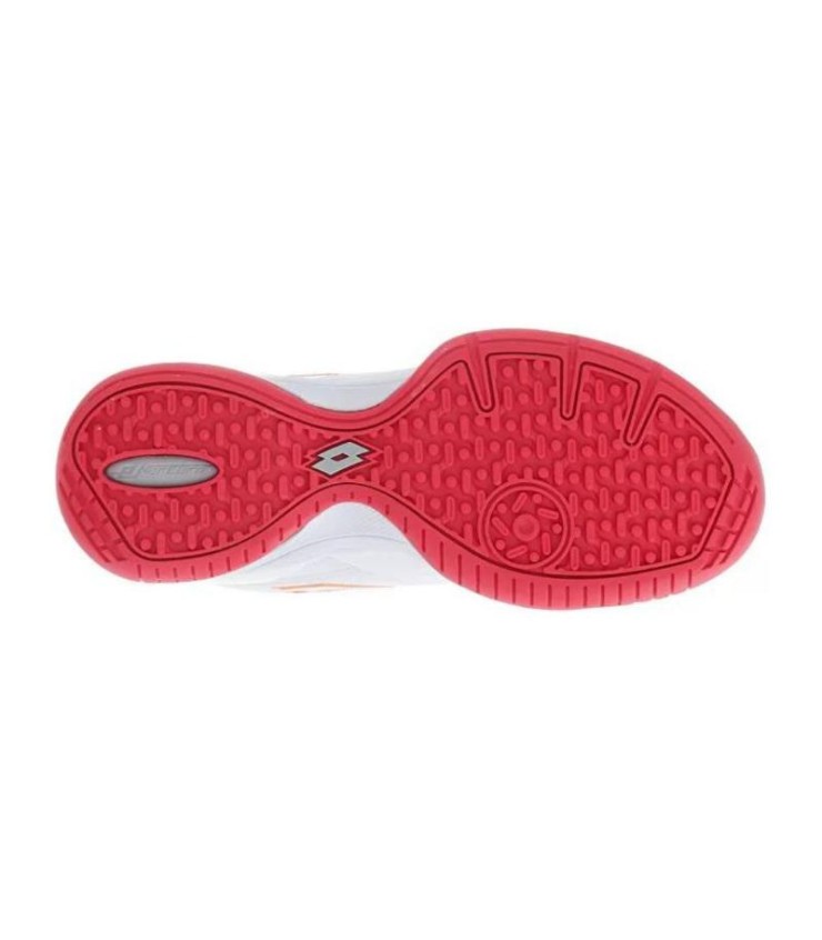 Zapatillas Lotto Superrapida 400 V Blanco Rosa Mujer  2