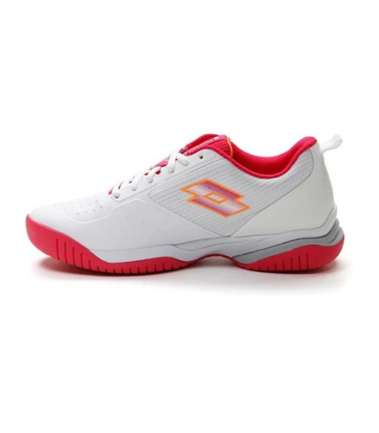 Tenis Lotto Superrapida 400 V Branco Rosa Mulher | Ipontennis